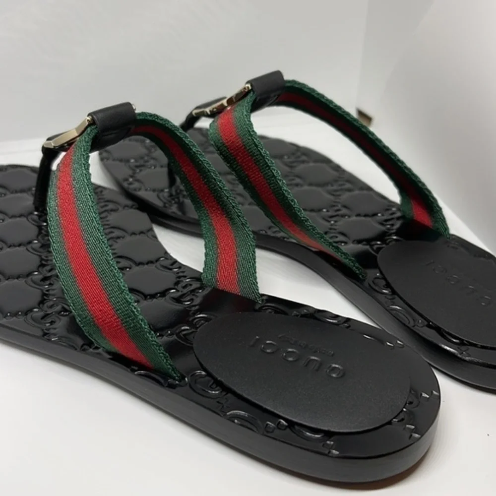 Gucci‎ NEW leather sandals authentic 100%​ - Picture 5 of 14